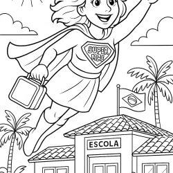 Dia das mães para imprimir e colorir
