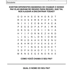 Atividade de alfabetização de Dia dos Pais para imprimir e colorir