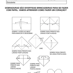 Atividade de alfabetização de dobradura para imprimir e colorir