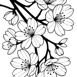 Flores para imprimir e colorir