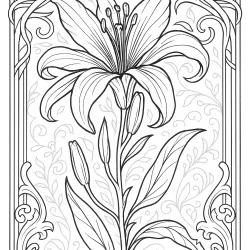 Flores para imprimir e colorir