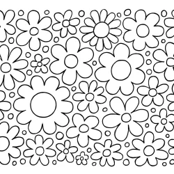 Flores para imprimir e colorir
