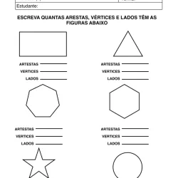 Atividade de matemática de formas geométricas para imprimir e colorir