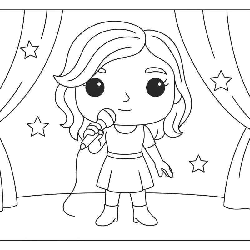 Funko Pop para imprimir e colorir