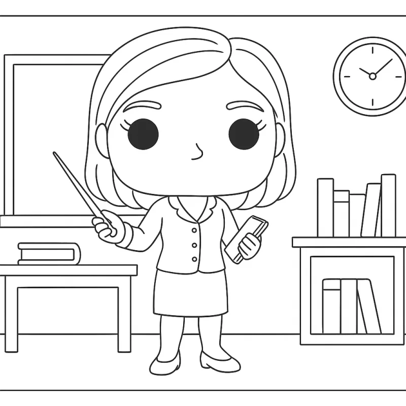 Funko Pop para imprimir e colorir