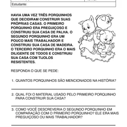 Atividade de alfabetização sobre leitura e interpretação de texto para imprimir e colorir