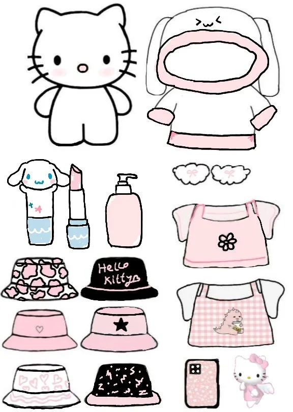 Hello Kitty para imprimir