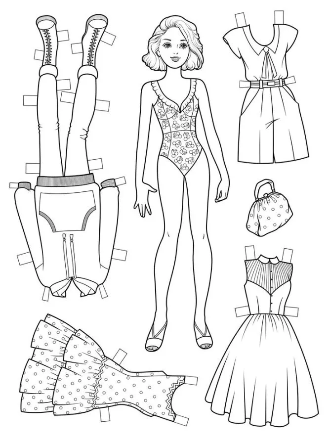 Paper doll para imprimir