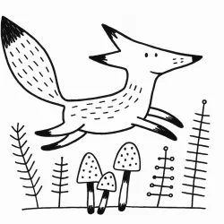desenho de Raposa