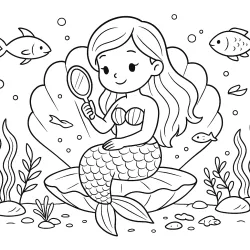 desenho de Sereia