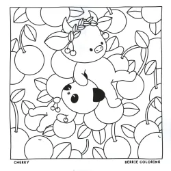 Cozy Friends para imprimir e colorir