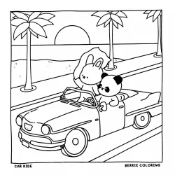 Cozy Friends para imprimir e colorir