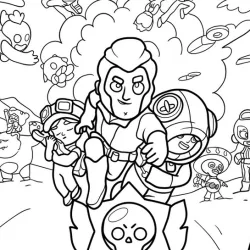 desenho de Brawl Stars