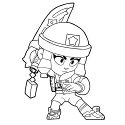 Brawl Stars para imprimir e colorir