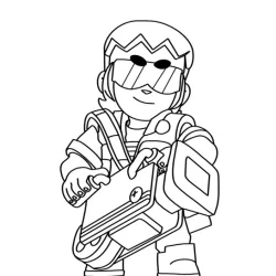 Brawl Stars para imprimir e colorir