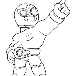 Brawl Stars para imprimir e colorir