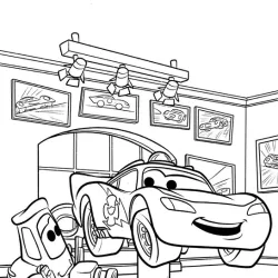 Carros para imprimir e colorir