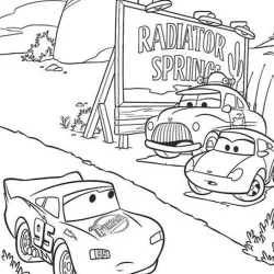 Carros para imprimir e colorir
