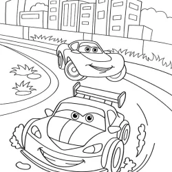 Carros para imprimir e colorir