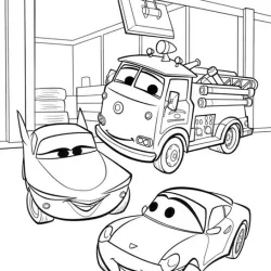 Carros para imprimir e colorir
