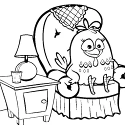 Galinha Pintadinha para imprimir e colorir