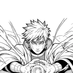 Naruto para imprimir e colorir