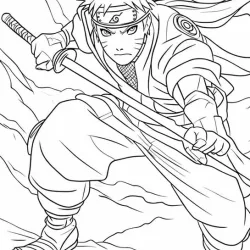 Naruto para imprimir e colorir