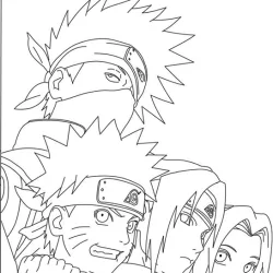Naruto para imprimir e colorir