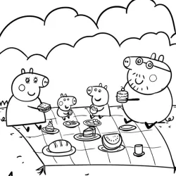 Peppa Pig para imprimir e colorir