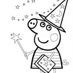 Peppa Pig para imprimir e colorir