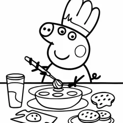 Peppa Pig para imprimir e colorir