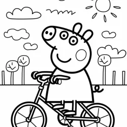 Peppa Pig para imprimir e colorir
