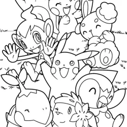 Pokémon para imprimir e colorir