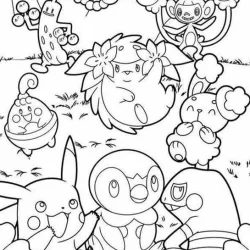 Pokémon para imprimir e colorir