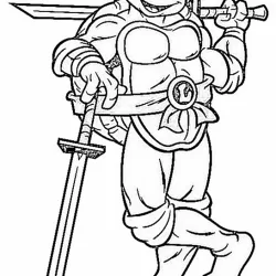 Tartarugas Ninja para imprimir e colorir
