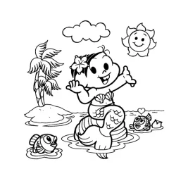 Turma da Mônica para imprimir e colorir