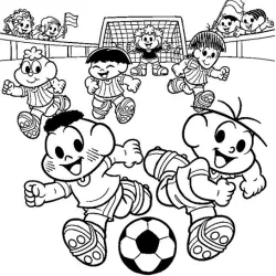 Turma da Mônica para imprimir e colorir