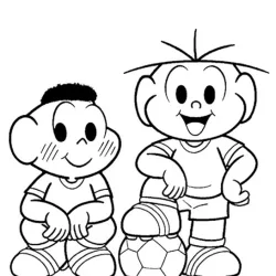 Turma da Mônica para imprimir e colorir