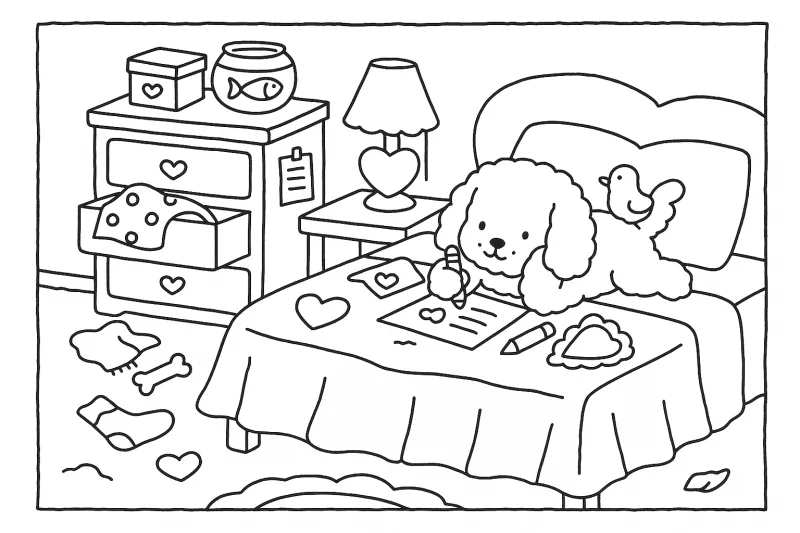 Bobbie Goods para imprimir e colorir
