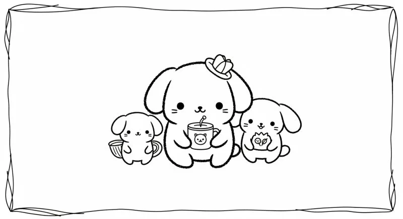 Bobbie Goods para imprimir e colorir