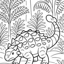 Dinossauro para imprimir e colorir