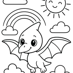 Dinossauro para imprimir e colorir