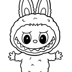 desenho de Labubu