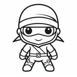 desenho de Ninja