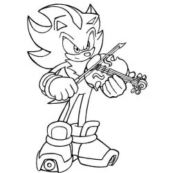 desenho de Shadow The Hedgehog (Sonic)