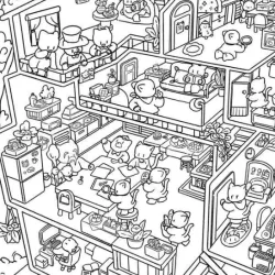 Desenhos Kawaii para imprimir e colorir