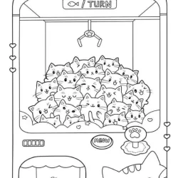 Desenhos Kawaii para imprimir e colorir