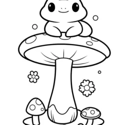 Desenhos Kawaii para imprimir e colorir