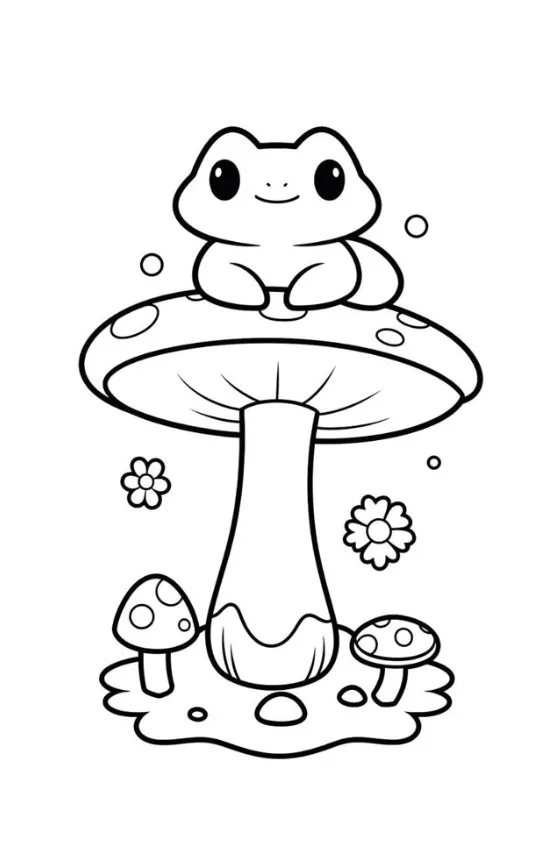 Desenhos Kawaii para imprimir e colorir