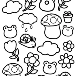 Desenhos Kawaii para imprimir e colorir